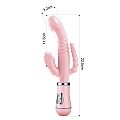 Vibrador de Ponto G e Clitóris - Jelly - Recarregável - 3 em 1 - SI