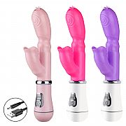 Vibrador de Ponto G e Clitóris - Recarregável - SI