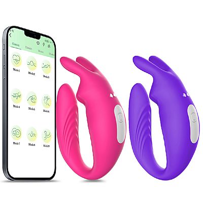 Vibrador de Casal - À Longa distância - Hera - SI - APP