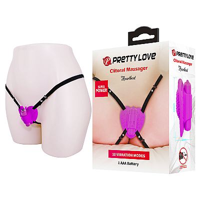 Vibrador de Calcinha - à Pilha - Heartbeat - Pretty Love