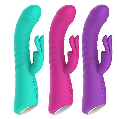 Vibrador Ponto G e clitóris - Vai e vem - Recarregável - NV Toys