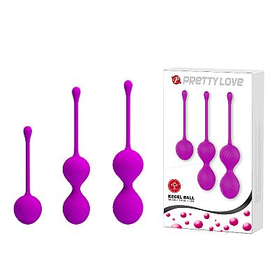 Kit Bolas de Pompoarismo- Kegel Ball - Pretty Love