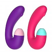 Vibrador de Ponto G e Clitóris com Pulsação e Dedilhar / Tapping -...