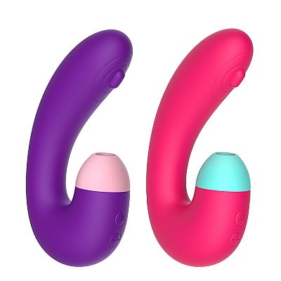 Vibrador de Ponto G e Clitóris com Pulsação - DIKA-B - Nv Toys