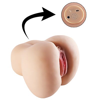 Masturbador Masculino - Vagina e Ânus com vibrador M2 - MAIG