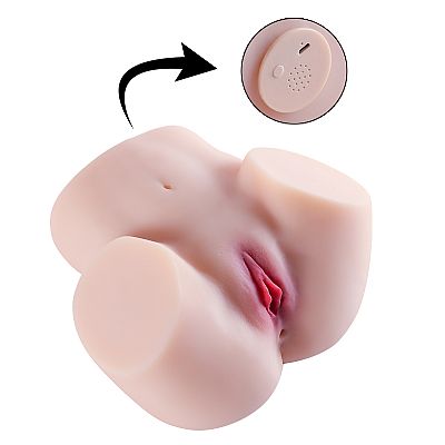 Masturbador Masculino - Vagina e Ânus com vibrador M31 - MAIG