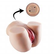 Masturbador Masculino - Formato Bunda - Vagina e Ânus com vibrador M4...