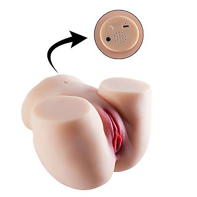 Masturbador Masculino - Formato Bunda - Vagina e Ânus com vibrador M4...