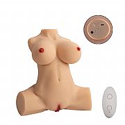 Masturbador Masculino - Formato de Meio Corpo com sucção na vagina 2-...