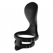 Anel Peniano Duplo com Estimulador de Clitóris -  Cock Ring - SI