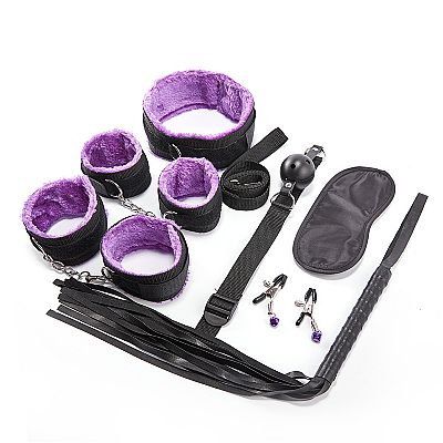 Kit Sado Bondage Roxo - SI