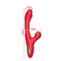 Vibrador de Ponto G e clitóris com Pulsação e Dedilhar Slap - Leny -...