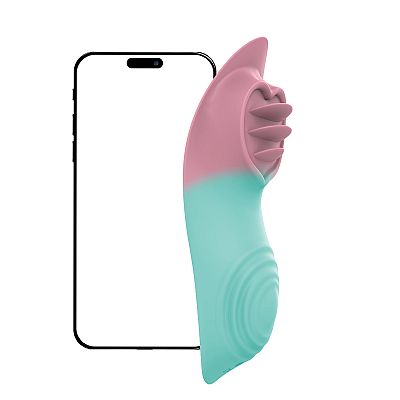 Vibrador de Clitóris com estimulador de Língua - À Longa distância -...