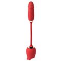 Vibrador de Ponto G e Clitóris com Vai e vem - Formato de Rosa -...