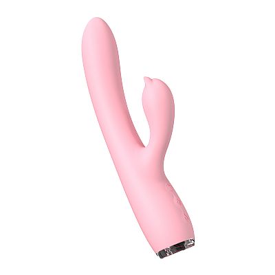 Vibrador de Ponto G e clitóris - com vai e vem e aquecimento -...