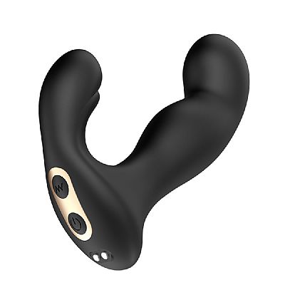 Vibrador de Próstata com dedilhar - Preto - Recarregável - SI