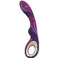 Vibrador de Ponto G - Recarregável Magic em Puro Silicone Mix - Lealso
