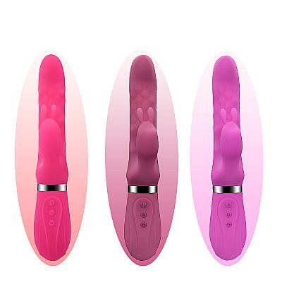 Vibrador de Ponto G e clitóris - Vai e vem de esferas com 360° na...