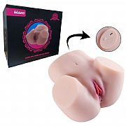 Masturbador Masculino - Vagina e Ânus com vibrador M31 - MAIG