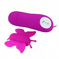 Vibrador Bullet Borboleta Silicone Cirúrgico com 12V-  Pretty Love