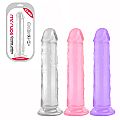 Pênis Realístico Transparente com ventosa 3 - VSCN.VELTY - 21,6 x 4,2...