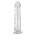 Pênis Realístico Transparente com ventosa 3 - VSCN.VELTY - 21,6 x 4,2...