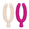 Pênis Duplo com Vibro - Flexible - ALWUP - SI
