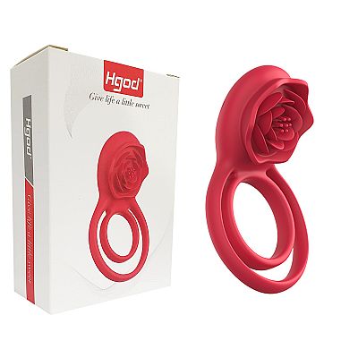 Anel Peniano Duplo com Rosa Estimuladora - SI