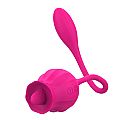 Rosa com Língua estimuladora de Clitóris e Ponto G - Snak Tongue - SI