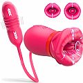 Vibrador de clitóris formato de Boca e Vai e vem - SI