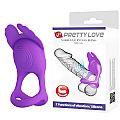 Anel Peniano com Vibrador / Recarregável - Silas - Pretty Love