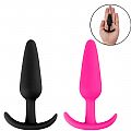 Plug Anal Cônico em Silicone - Tamanho 12,5x3,2 - SI