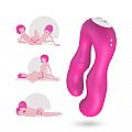 Vibrador de Ponto G e Clitóris / Flexível com Controle Remoto - SI