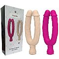 Pênis Duplo com Vibro - Flexible - ALWUP - SI