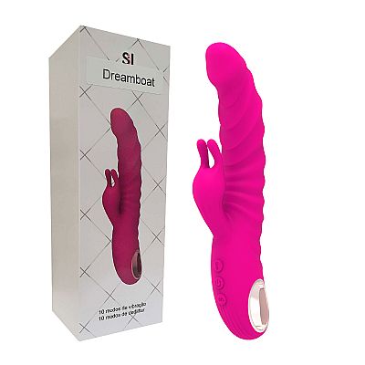 Vibrador de Ponto G e clitóris com Dedilhar / Vem cá - Dreamboat -...