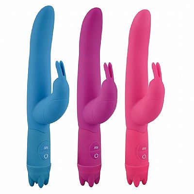 Vibe O Rabbit Rosa Roxo - Vibrador Duplo Motor em Puro Silicone -...