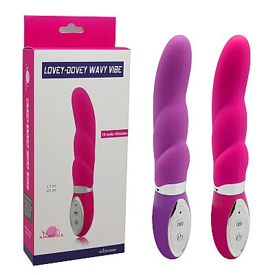 Vibrador Toque Aveludado Lovey | Puro Silicone 18 cm - Aphrodisia