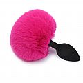 Plug Anal em Silicone - Pompom de Coelho - Tamanho - G - SI