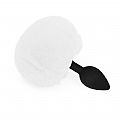Plug Anal em Silicone - Pompom de Coelho - Tamanho - G - SI