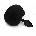Plug Anal em Silicone - Pompom de Coelho - Tamanho - G - SI