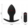 Plug Anal com Vibrador - Bateria LR44 - 8,7x4,0 - SI