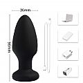 Plug Anal em Silicone com Rotação e Luz de Led - Recarregável e App -...