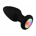 Plug Anal em Silicone com Rotação e Luz de Led - Recarregável e App -...