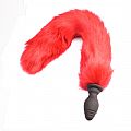 Plug Anal em silicone com Vibro - Rabo de Raposa - Tail - 39 cm - SI