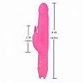 Honey Bunny  - Vibrador Duplo Motor em Puro Silicone - Aphrodisia