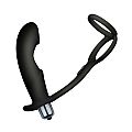 Vibrador de Próstata em Silicone com Anel Duplo / À Pilha - SI