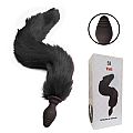 Plug Anal em silicone com Vibro - Rabo de Raposa - Tail - 39 cm - SI
