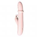 Vibrador Ponto G e clitóris com Vai e Vem de Anel - SI