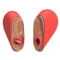 Vibrador de clitóris com Pulsação e Estimulação com Língua - Coração...