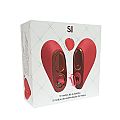Vibrador de clitóris com Pulsação e Estimulação com Língua - Coração...